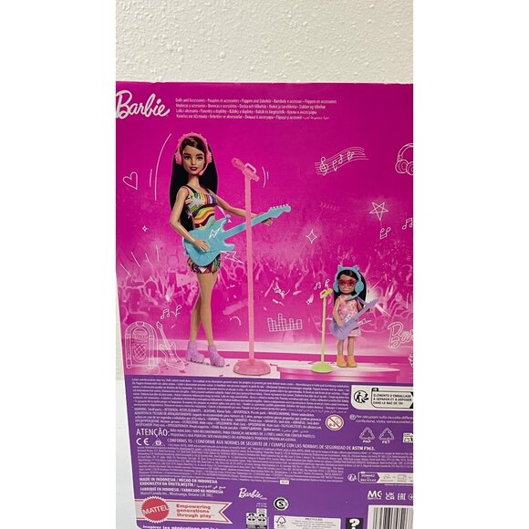 Barbie Doll & Chelsea Pop Star Sister Dolls Microphone Guitar Headphone 2022 - Picture 9 of 9